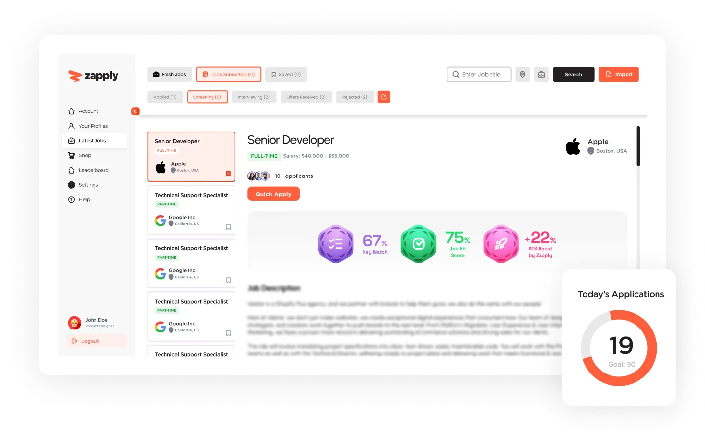 Zapply Handpicked Jobs